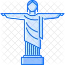 Christ Redeemer Statue Icon