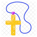Christian Cross Christ Pendant Locket Icon
