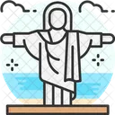 Christ The Redeemer Brazil Statue Icon