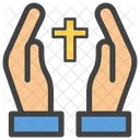 Christentum Gebet Emoji Emoticon Icon