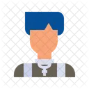 Christian Man Avatar Icon