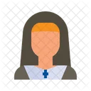 Christian Woman Avatar Icon