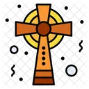 Christian Clover Cross Icon