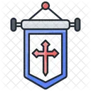 Christian Banner Religion Easter Icon