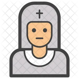 Christian Girl Emoji Icon