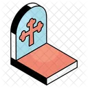 Christian Graveyard Christian Grave Christian Burial Icon