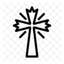 Christian Cross Sign Icon