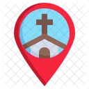 Christian Map  Icon