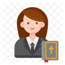 Christian Woman  Icon