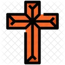 Spring Christianity Cross Icon