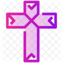 Spring Christianity Cross Icon