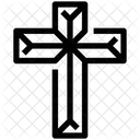 Spring Christianity Cross Icon