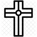Spring Christianity Cross Icon