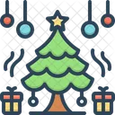 Christmas Noel Christmas Tree Icon