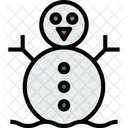 Christmas Snowman Holiday Icon