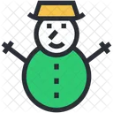 Christmas Snowman Snowperson Icon