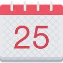 Christmas Date Schedule Icon