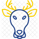 Christmas Deer Hunting Icon