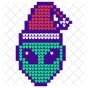 Christmas Alien  Icon