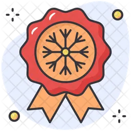 Christmas Badge  Icon
