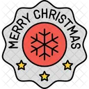 Christmas Badge Merry Christmas Christmas Logo Icon