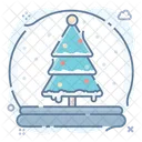Christmas Ball Snowball Snow Glass Icon
