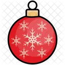 Christmas Ball Decoration New Year Icon