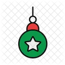 Christmas Ball Snowflake Tree Icon