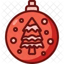 Christmas Ball Christmas Tree Adornment Icon