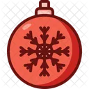 Christmas Ball Snowflake Bauble Icon