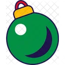 Ball Green Xmas Icon