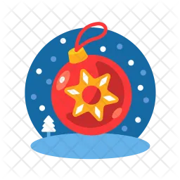Christmas ball decoration  Icon