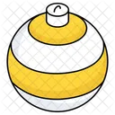 Christmas Ball Decorative Ball Decor Accessory Icon