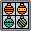 Christmas Ball Set  Icon