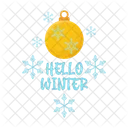 Winter Holiday Christmas Icon