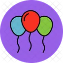 Christmas Balloon Birthday Balloon Icon