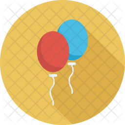Christmas balloons Icon