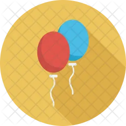 Christmas balloons  Icon