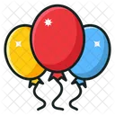 Party Decoration Balloons Party Balloons Icon