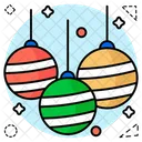 Christmas Balls Christmas Decorations Christmas Bauble Icon