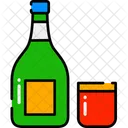 Christmas beer bottle  Icon