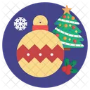 Christmas Bell And Tree  Icon