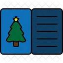 Christmas Book Book Diary Icon