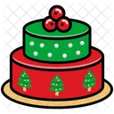 Christmas Cake Cake Celebration Icon