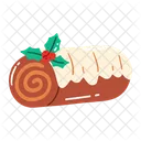 Christmas cake roll  Icon