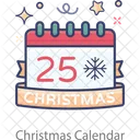 Christmas Calendar Celebration Icon
