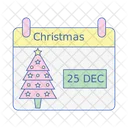 Christmas Calender Date Event Icon