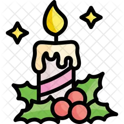 Christmas candle  Icon