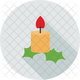 Christmas candle Icon
