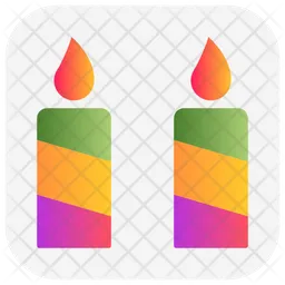 Christmas Candle  Icon